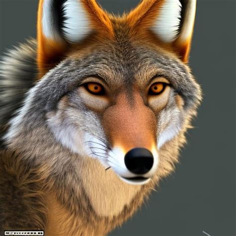 coyote, head close up by GiuseppeDiRosso on DeviantArt