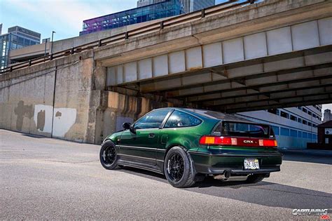 Modified Honda CRX, rear