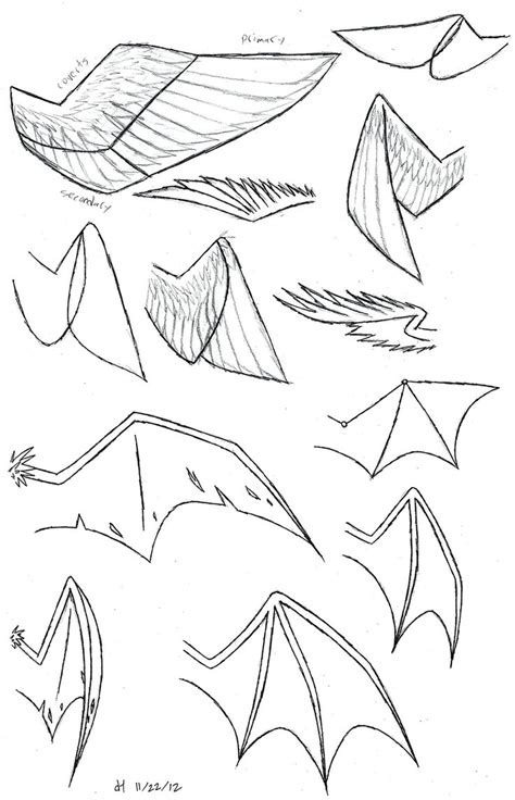 How To Draw Dragon Wings - Drawing.rjuuc.edu.np