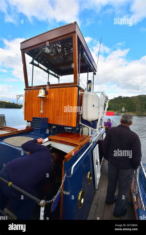 Steam Yacht Gondola Coniston Lake District Stock Photo - Alamy