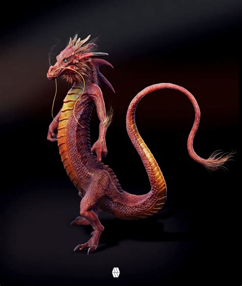 Mulans Mushu Concept Art (Fan art) by Marcus WhinneyCreated using Zbrush and Composited in ...