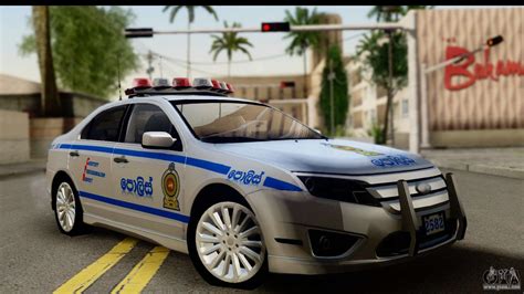 Ford Fusion 2011 Sri Lanka Police for GTA San Andreas