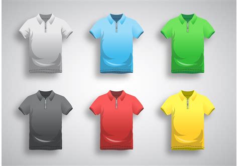 Polo Shirt Template Vector - Download Free Vector Art, Stock Graphics & Images