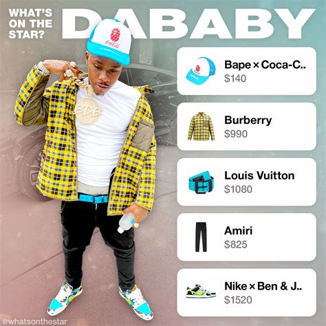 DaBaby Outfit from October 15, 2020 | WHAT’S ON THE STAR? | Black men ...