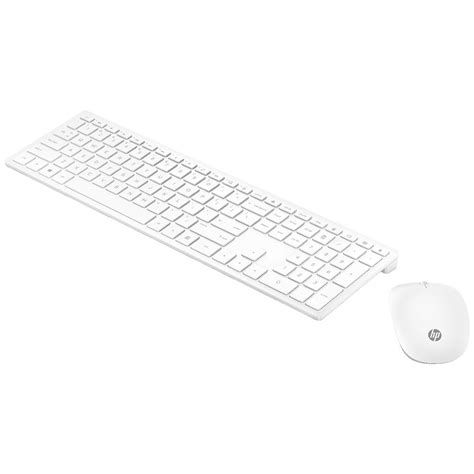 HP Pavilion 800 Wireless Keyboard and Mouse Combo White | eBay