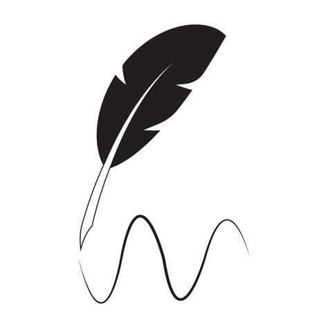 quill pen logo 16127980 Vector Art at Vecteezy