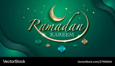 Hari raya greeting banner template Royalty Free Vector Image