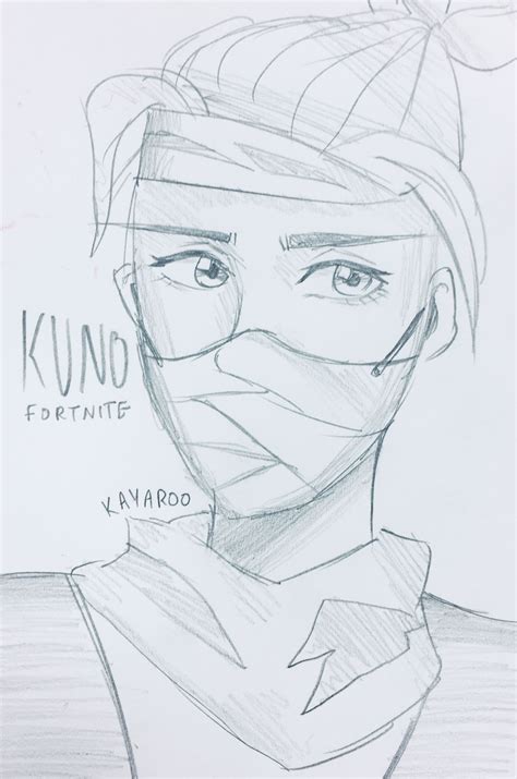 Kuno Fortnite Skin Drawing - Kuno Mania