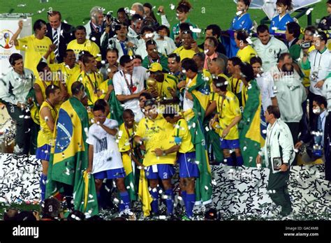 Delight celebration football worldcup2002history worldcup2014history hi-res stock photography ...