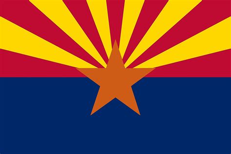 What is the Arizona State Flag? - WorldAtlas