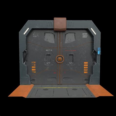 Sci fi door 3D model - TurboSquid 1309946