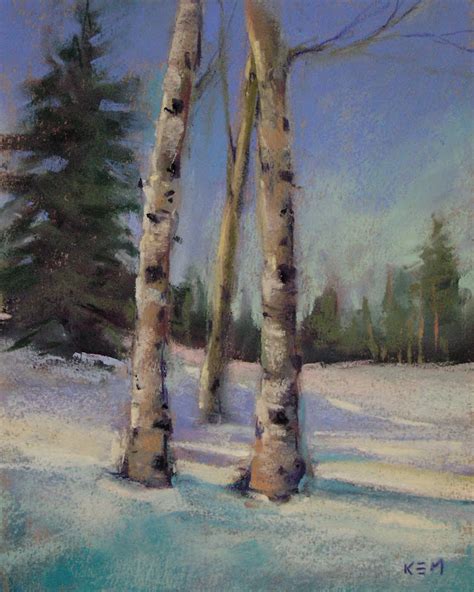 Painting My World: Aspen Tree Painting Demo...4 Seasons of Aspens