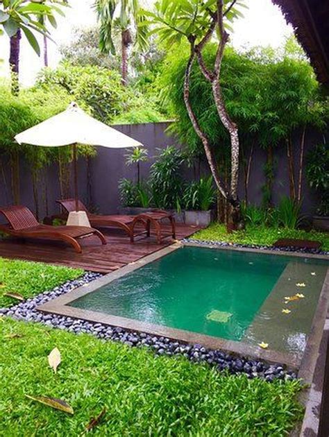 33 The Best Natural Small Pools Design Ideas You Will Love - MAGZHOUSE