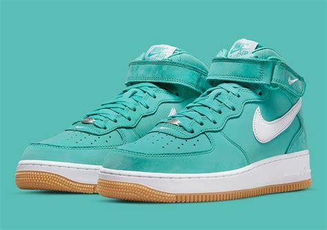 Now Available: Nike Air Force 1 Mid "Washed Teal" — Sneaker Shouts in 2022 | Nike air force ...