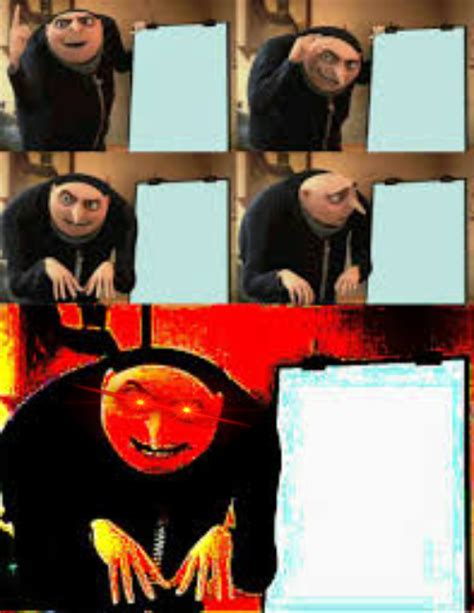 Gru's plan (extra evil deepfried) Memes - Imgflip