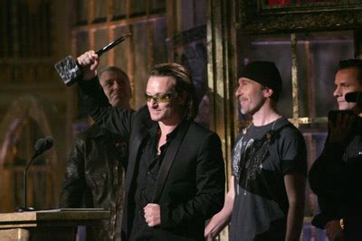 U2 > Gallery > Rock and Roll Hall of Fame 2005