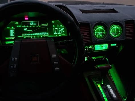 Interior of a 1985 Nissan 300zx – @rhubarbes on Tumblr