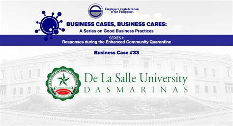 Best Practices of De La Salle University-Dasmariñas (DLSU-D ...