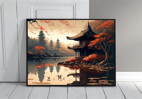 Japanese Wall Art Printable Landscape Prints Japanese - Etsy