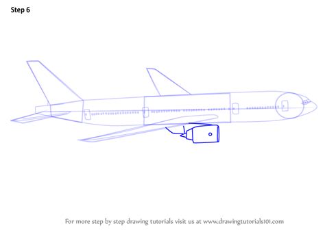 Step by Step How to Draw a Boeing 777 : DrawingTutorials101.com in 2020 | Boeing 777, Boeing ...