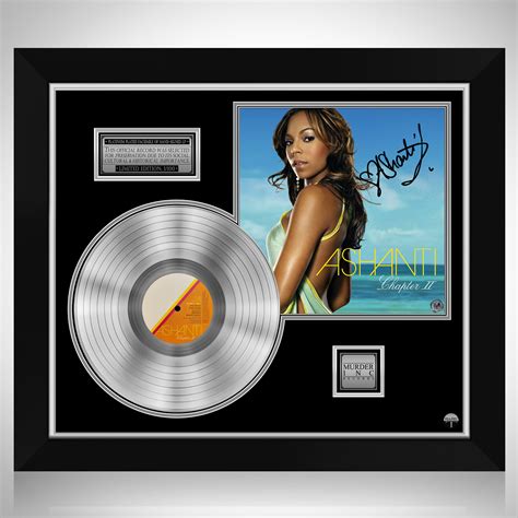 Ashanti - Chapter II Platinum LP Limited Signature Edition Custom Frame | RARE-T