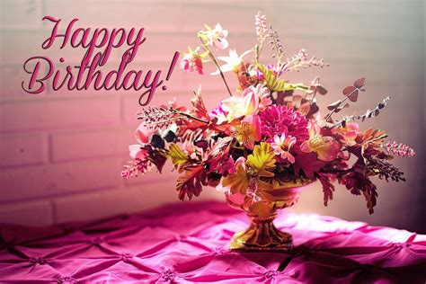 93 Background Happy Birthday Flowers Images - MyWeb