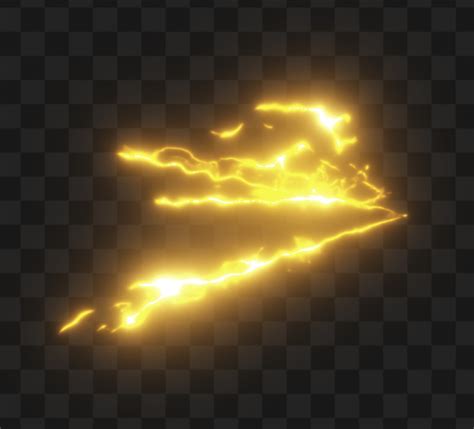 Free Yellow Lightning Enter Frame 1 Effect | FootageCrate - Free HD VFX