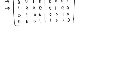 SOLVED: (1 point) A square matrix is called a permutation matrix if it contains the entry 1 ...