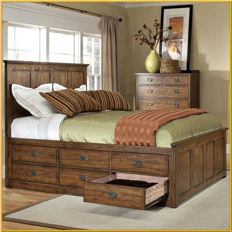 King Size Platform Bed With Storage Drawers - Bedroom : Home Decorating ...