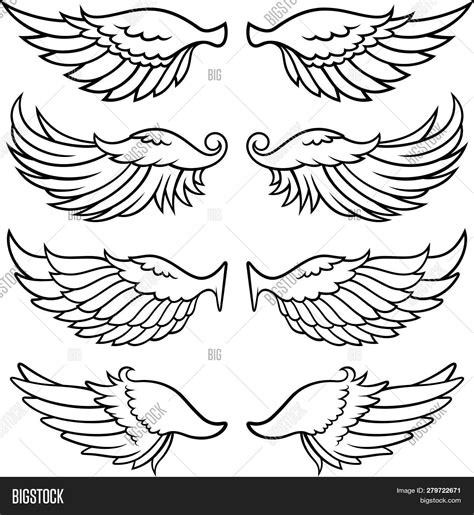 Drawings Of Eagle Wings