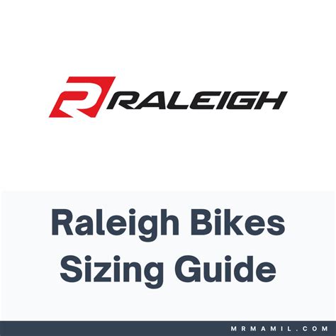 Raleigh Bikes Size Chart Guide (2023) - Mr. MAMIL