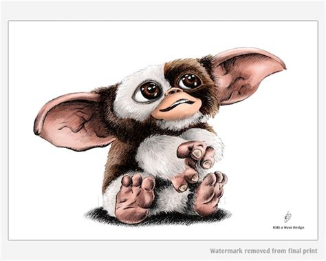 Gremlins Gizmo Drawing