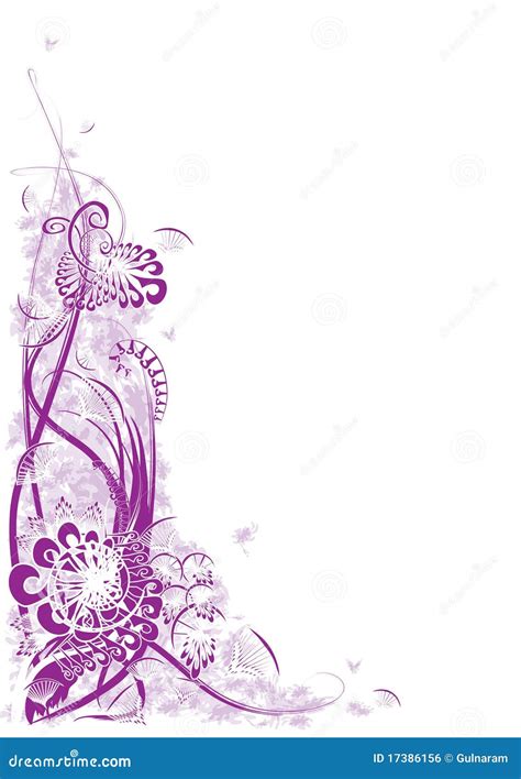 Purple Swirl Corner Border | www.pixshark.com - Images Galleries With A ...