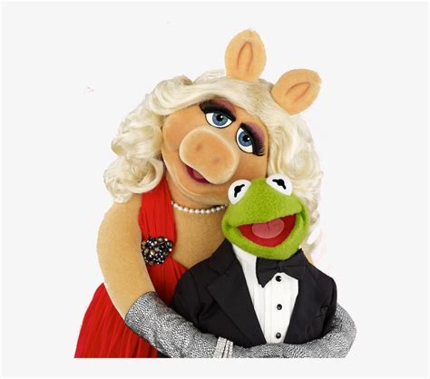 Kermit The Frog And Miss Piggy Kissing