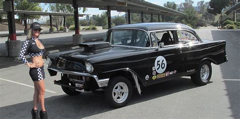 1956 CHEVY BEL AIR HOT ROD ! Street/Strip, Gasser, Drag Race Car, '56 2 ...