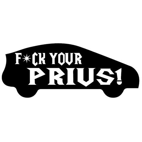 29.2CM*11.9CM F_ck Your Prius Funny Vinyl Decal Sticker Car Decals Car Stickers Accessories ...