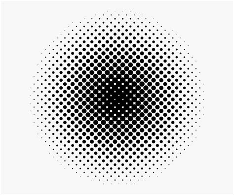 Halftone Pattern Circle Png, Transparent Png - kindpng