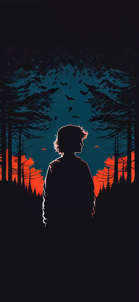 Boy in Forest Dark Aesthetic Wallpaper - Dark Aesthetic Wallpapers