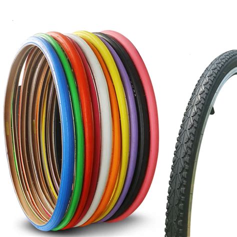 Road Bike Tire 700*23C Bicycle Tire Colorful Fixed Gear Bike 700*35C Tyres Bike Accessories-in ...