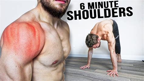 6 MIN Quick SHOULDERS Workout At Home (NO EQUIPMENT) - YouTube