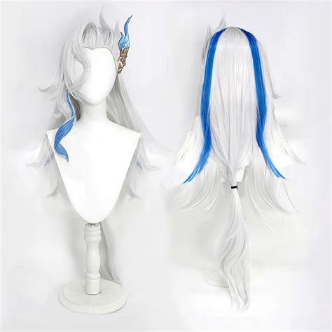 Genshin Impact Neuvillette Cosplay Wig – Winkcosplay