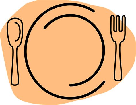 Download Restaurant, Food, Plate. Royalty-Free Vector Graphic - Pixabay