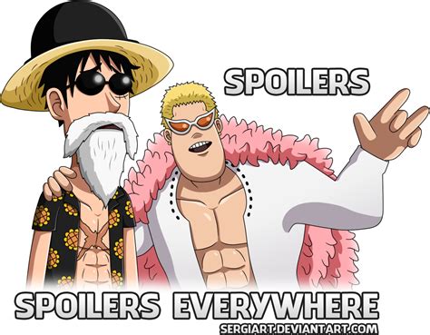 One Piece - Spoilers, spoilers everywhere (V2) by SergiART on DeviantArt