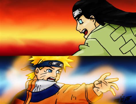 Naruto VS Neji by bladesfire on DeviantArt