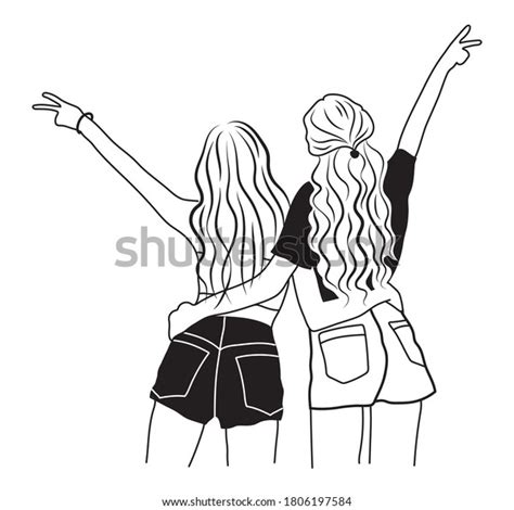 15,463 Best Friends Back Images, Stock Photos & Vectors | Shutterstock