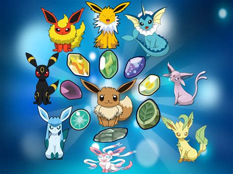 Eevee Piedras evolutivas pokemon.. by Conejita123 on DeviantArt