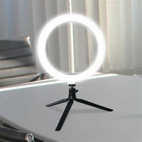 Aro de Luz dimerizable 20 cm Blanco -Calido - Semicalido - Fotografía - Quitoled