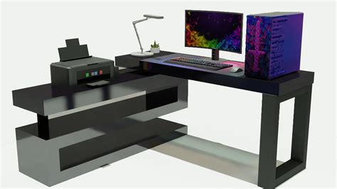 Gaming rgb desk lamp 3D model - TurboSquid 1584257