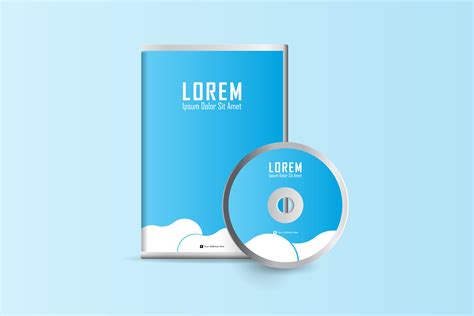 DVD Case and Disc Label Template Graphic by Ju Design · Creative Fabrica