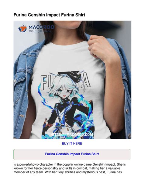 Furina Genshin Impact Furina Shirt by Macoroo - Issuu